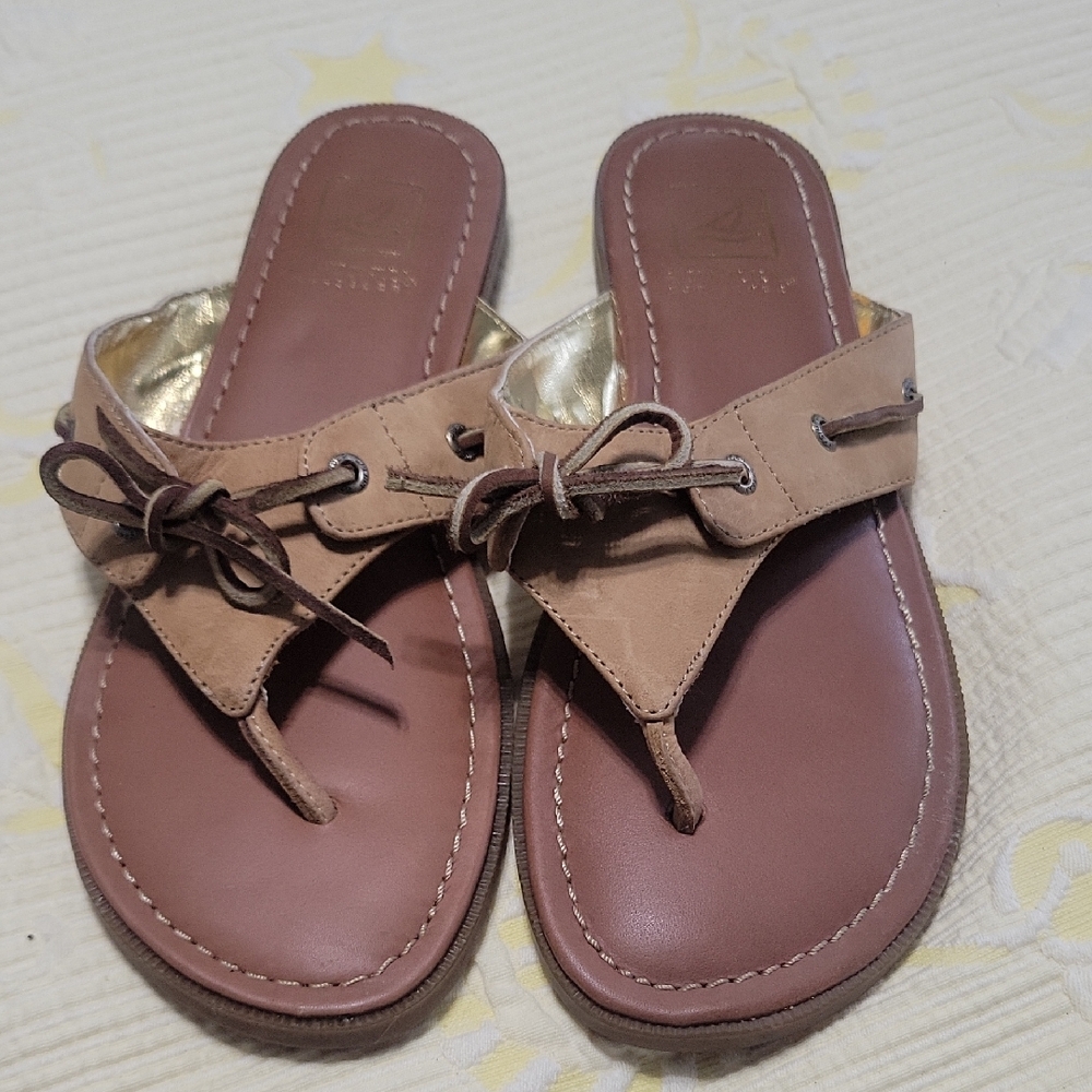 Sperry Sandals, 8, Tan